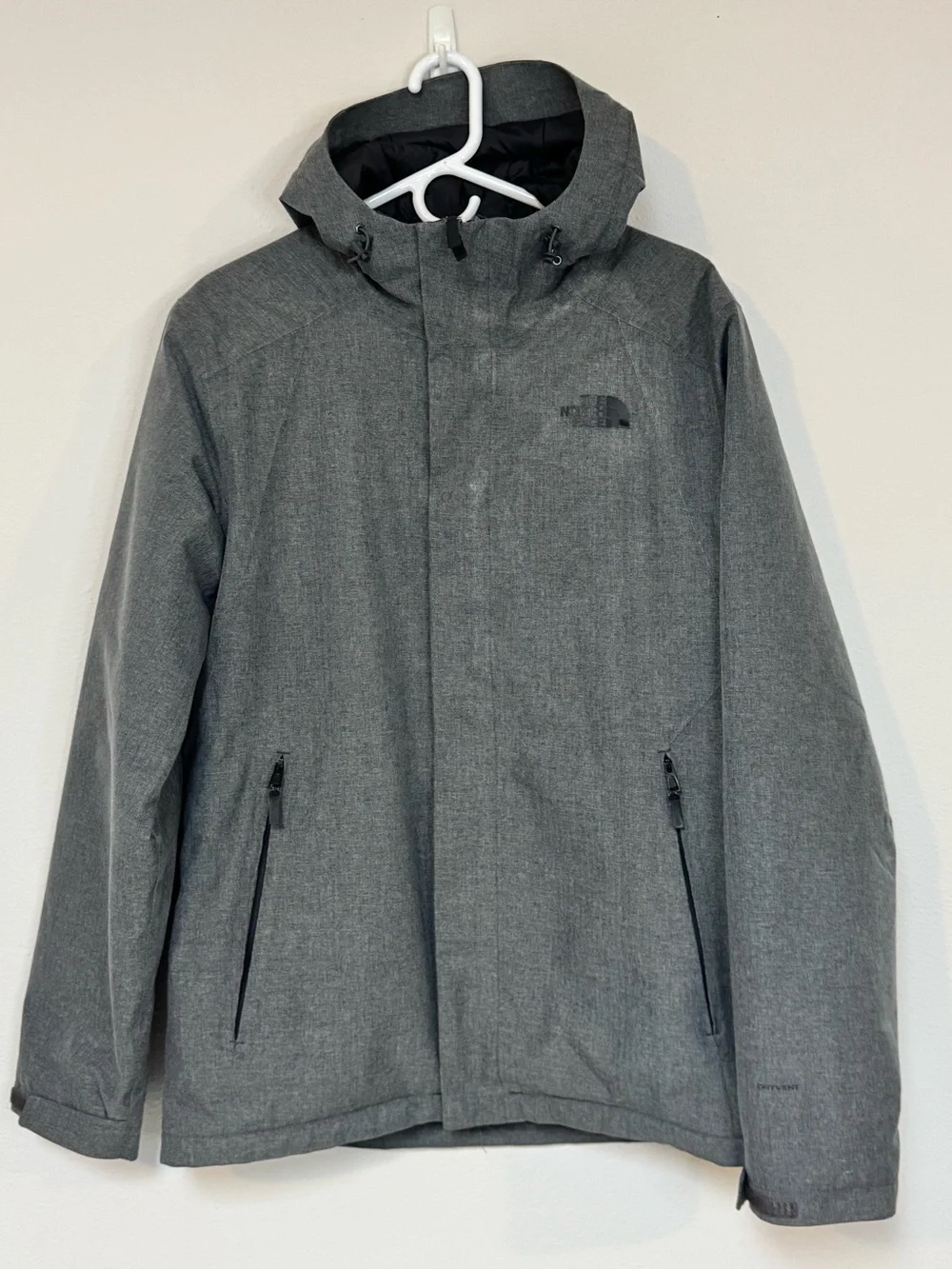 The North Face Men's Inlux Insulated DryVent Jacket - Heather Grey - Size Medium